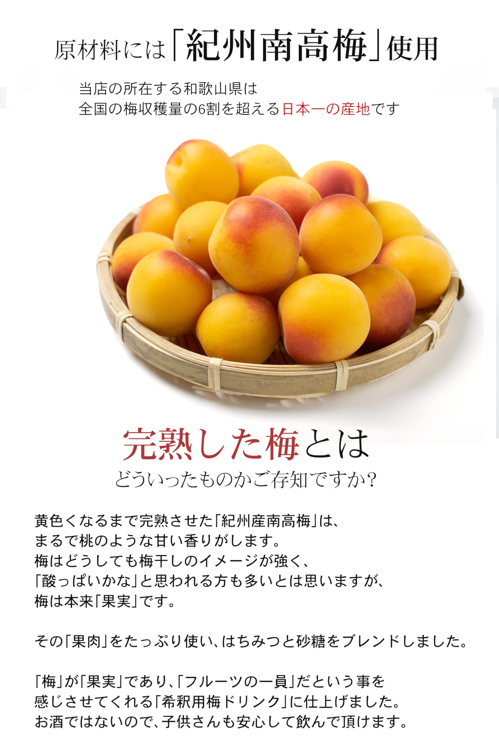 Amazon.co.jp: プラム食品 完熟梅ハニップ 希釈用梅ドリンク 完熟梅